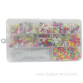 4*7mm assorted box pack dangle alphabet beads